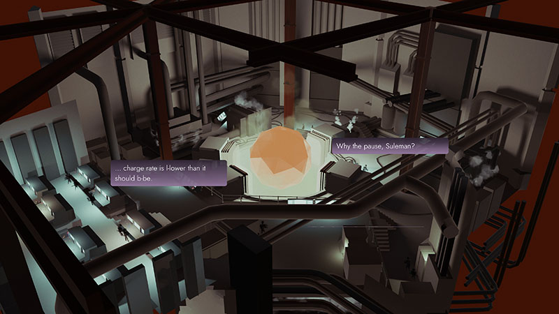 A screenshot of the time machine from A Forgetful Loop